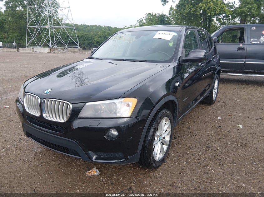 2014 BMW X3 VIN 5UXWX9C59E0D19374 IAAI salvage auction — FRONT END, Wait Title, sold $1,350 on 2026-08-03 (photo 2)