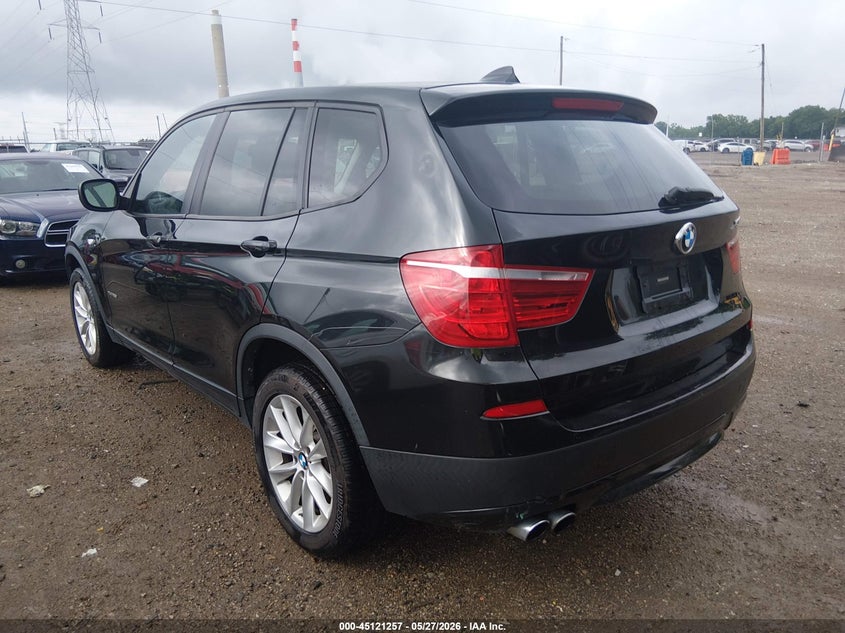 2014 BMW X3 VIN 5UXWX9C59E0D19374 IAAI salvage auction — FRONT END, Wait Title, sold $1,350 on 2026-08-03 (photo 3)