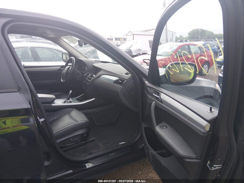 2014 BMW X3 VIN 5UXWX9C59E0D19374 IAAI salvage auction — FRONT END, Wait Title, sold $1,350 on 2026-08-03 (photo 5)