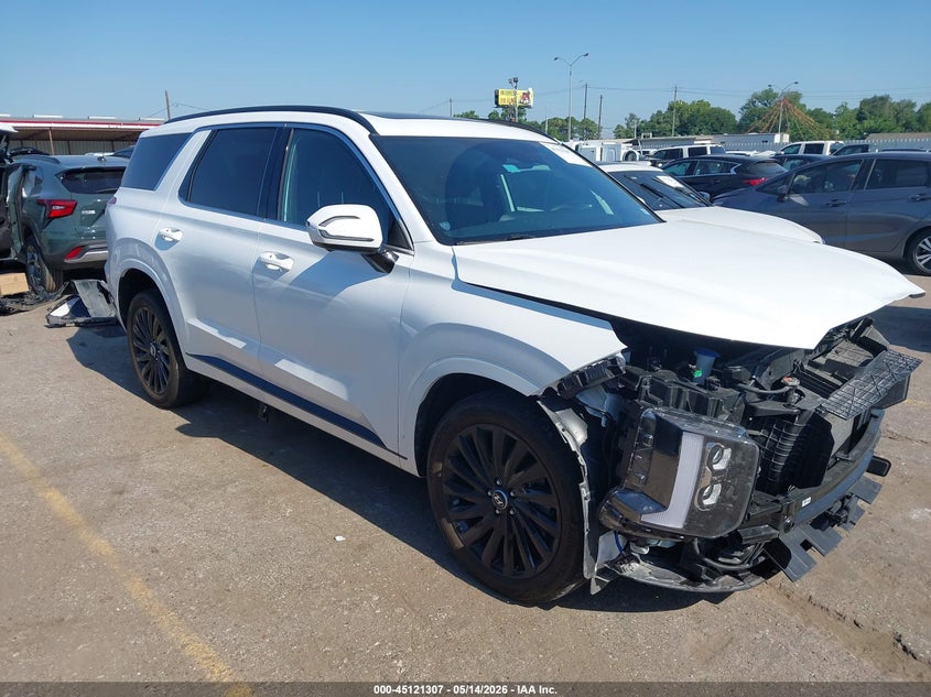 2025 Hyundai Palisade VIN KM8R7DGE2SU881397 IAAI salvage auction — FRONT END, Original (Texas), sold $17,100 on 2026-07-16 (photo 1)