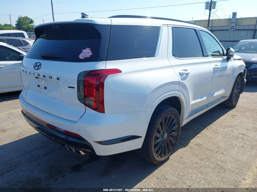 2025 Hyundai Palisade VIN KM8R7DGE2SU881397 IAAI salvage auction — FRONT END, Original (Texas), sold $17,100 on 2026-07-16 (photo 4)