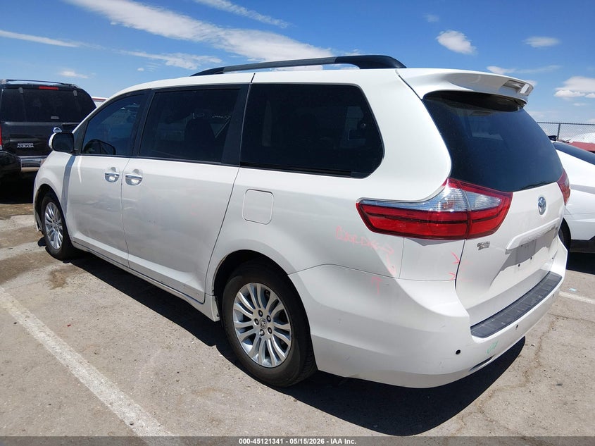 2017 Toyota Sienna VIN 5TDYZ3DC5HS775286 IAAI salvage auction — RIGHT SIDE, Original (Texas), sold $5,450 on 2026-07-15 (photo 3)