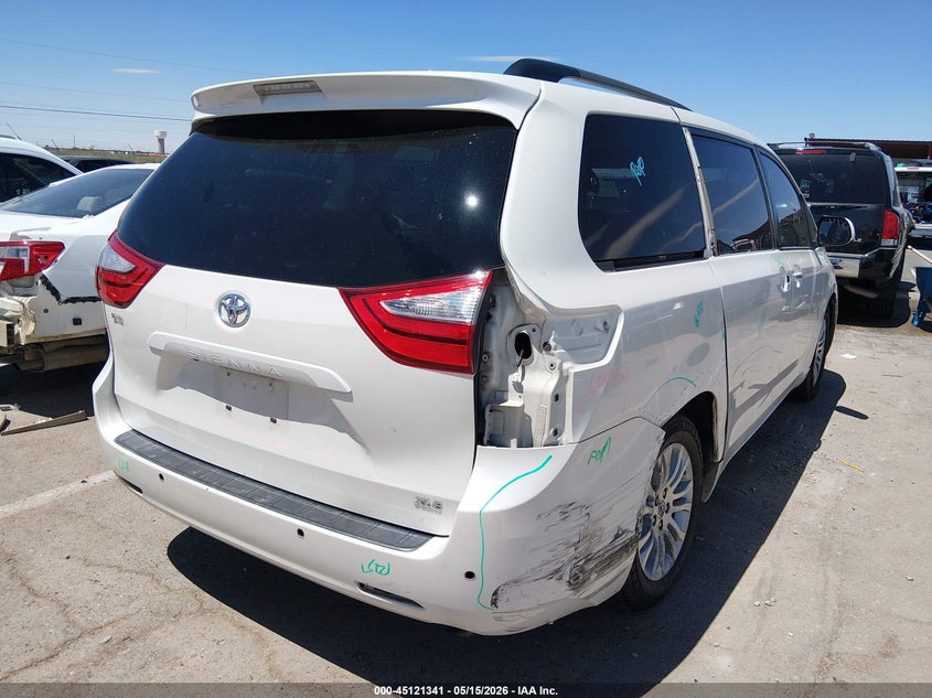 2017 Toyota Sienna VIN 5TDYZ3DC5HS775286 IAAI salvage auction — RIGHT SIDE, Original (Texas), sold $5,450 on 2026-07-15 (photo 4)