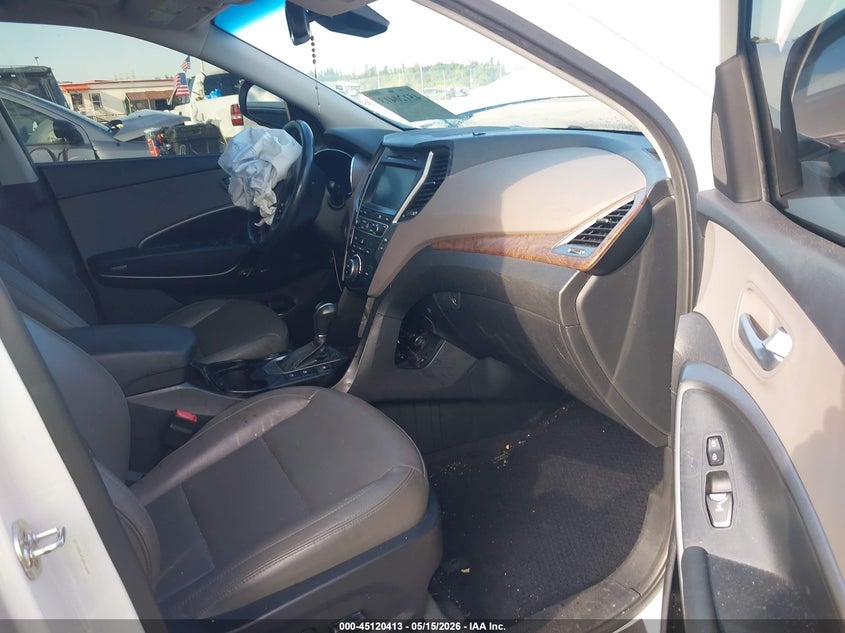 2018 Hyundai Santa fe VIN 5XYZW4LA7JG516644 IAAI salvage auction — FRONT END, Rebuildable (Florida), sold $2,600 on 2026-07-09 (photo 5)