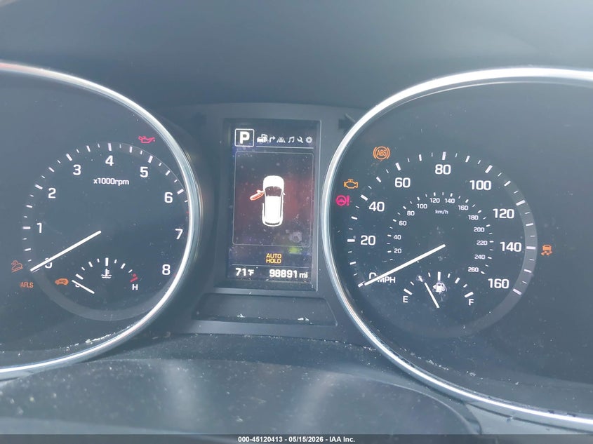 2018 Hyundai Santa fe VIN 5XYZW4LA7JG516644 IAAI salvage auction — FRONT END, Rebuildable (Florida), sold $2,600 on 2026-07-09 (photo 7)
