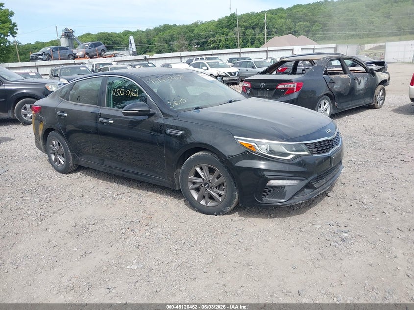 2020 Kia Optima VIN 5XXGT4L38LG394532 IAAI salvage auction — HAIL, Salvage Title, sold $3,400 on 2026-07-13 (photo 1)