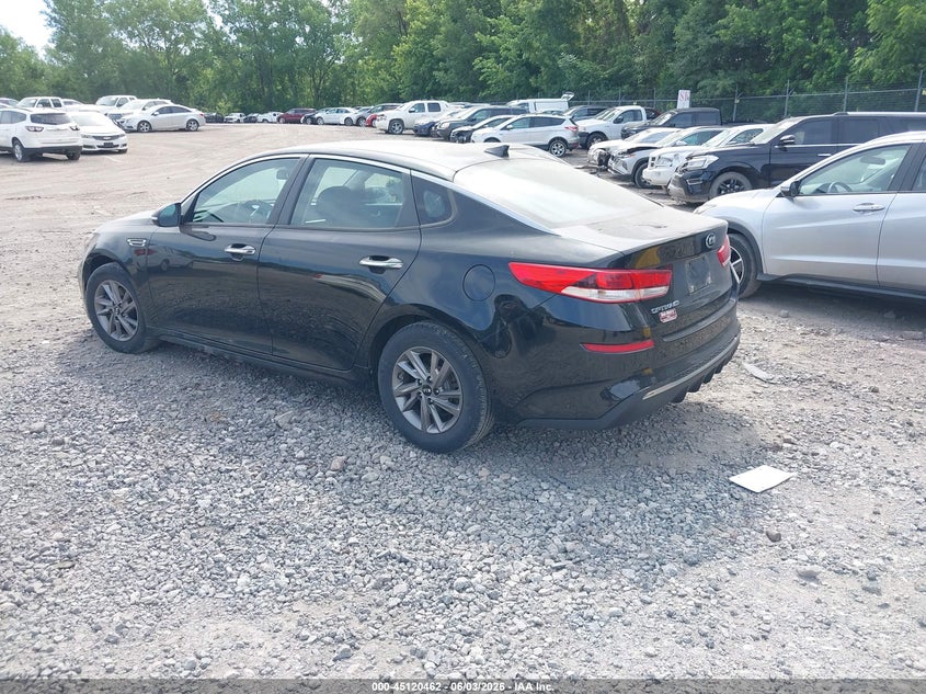 2020 Kia Optima VIN 5XXGT4L38LG394532 IAAI salvage auction — HAIL, Salvage Title, sold $3,400 on 2026-07-13 (photo 3)