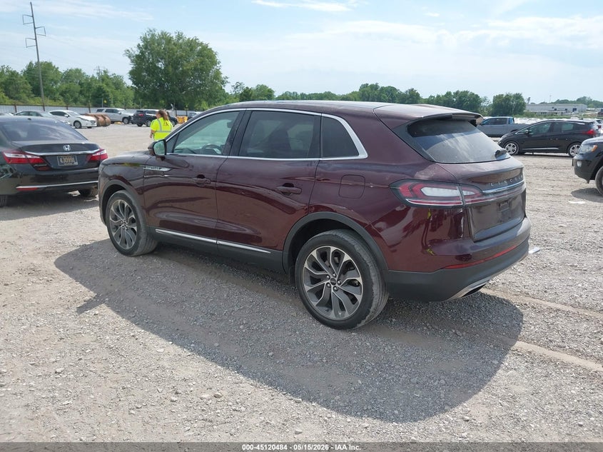 2021 Lincoln Nautilus VIN 2LMPJ8K94MBL13983 IAAI salvage auction — HAIL, Clear (Missouri), sold $12,200 on 2026-08-24 (photo 3)