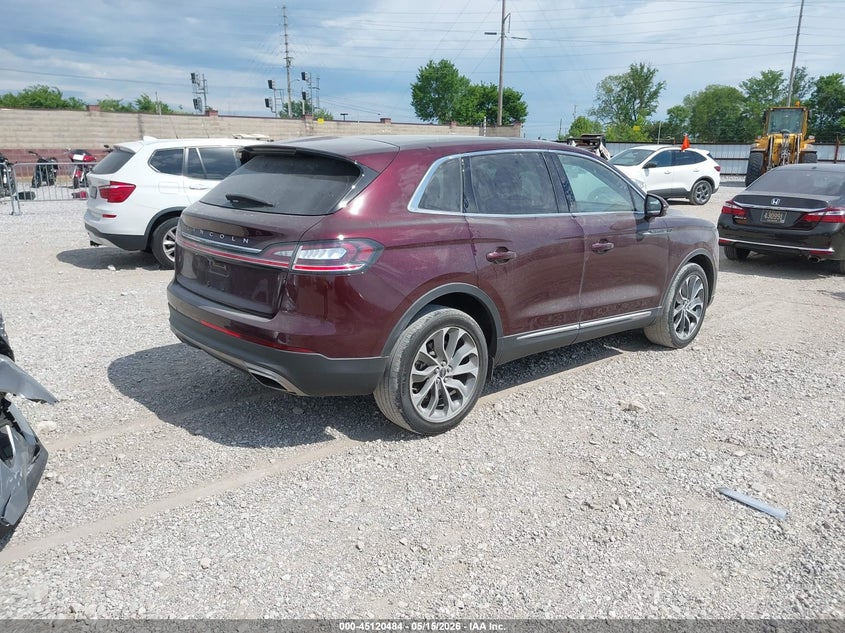 2021 Lincoln Nautilus VIN 2LMPJ8K94MBL13983 IAAI salvage auction — HAIL, Clear (Missouri), sold $12,200 on 2026-08-24 (photo 4)