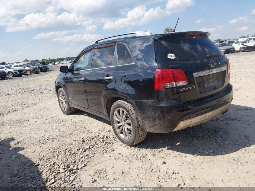 2011 Kia Sorento VIN 5XYKWDA20BG097504 IAAI salvage auction — FRONT END, Salvage (West Virginia), sold $400 on 2026-07-09 (photo 3)