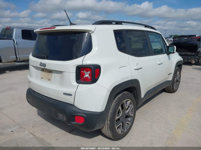 2016 Jeep Renegade VIN ZACCJABT8GPD58572 IAAI salvage auction — HAIL, Original (Texas), sold $2,300 on 2026-07-20 (photo 4)
