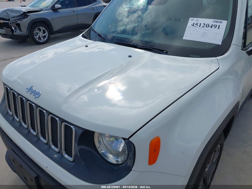 2016 Jeep Renegade VIN ZACCJABT8GPD58572 IAAI salvage auction — HAIL, Original (Texas), sold $2,300 on 2026-07-20 (photo 6)