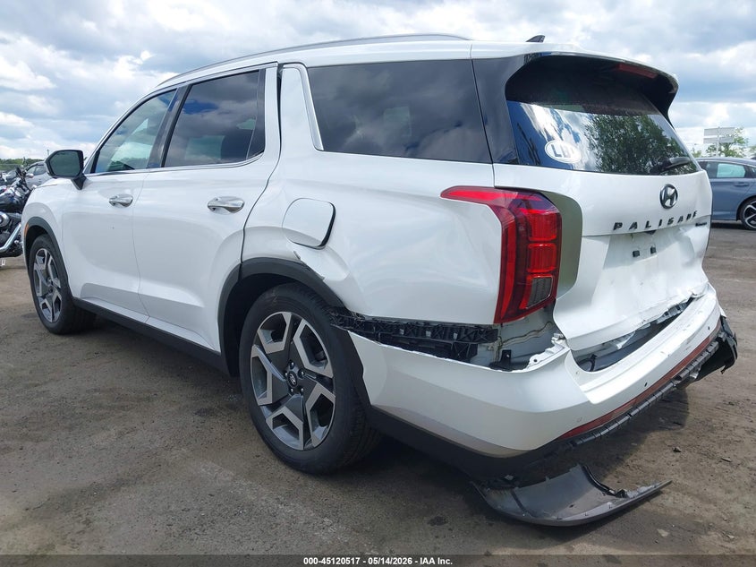 2025 Hyundai Palisade VIN KM8R4DGE6SU848279 IAAI salvage auction — REAR END, Salvage (New Jersey), sold $12,200 on 2026-07-16 (photo 3)