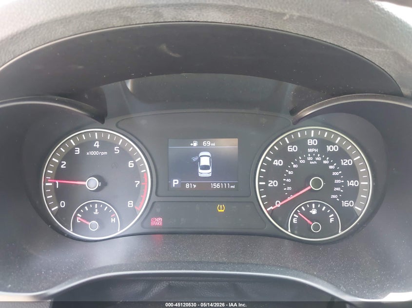 2020 Kia Optima VIN 5XXGT4L3XLG431306 IAAI salvage auction — UNKNOWN, Salvage (California), sold $775 on 2026-07-28 (photo 7)