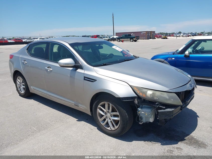2012 Kia Optima VIN 5XXGM4A74CG050490 IAAI salvage auction — FRONT END, Original (Texas), sold $700 on 2026-07-23 (photo 1)