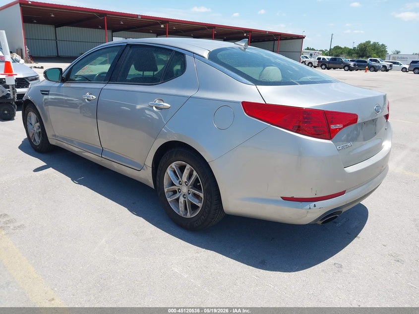 2012 Kia Optima VIN 5XXGM4A74CG050490 IAAI salvage auction — FRONT END, Original (Texas), sold $700 on 2026-07-23 (photo 3)