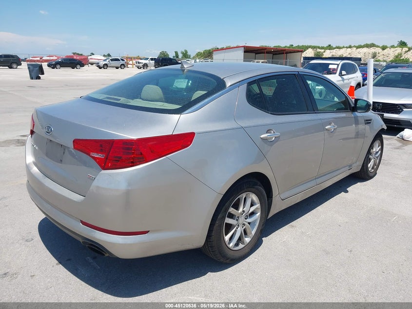 2012 Kia Optima VIN 5XXGM4A74CG050490 IAAI salvage auction — FRONT END, Original (Texas), sold $700 on 2026-07-23 (photo 4)