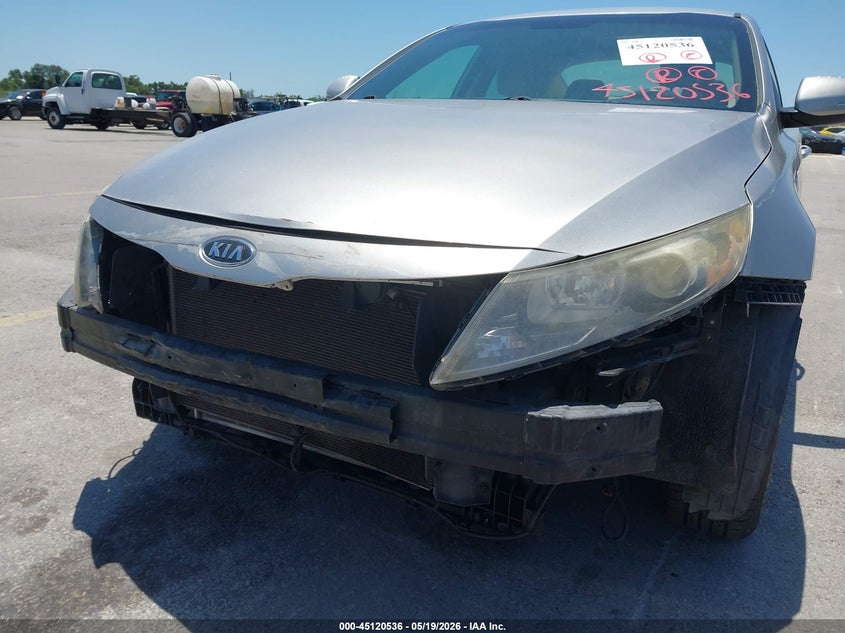 2012 Kia Optima VIN 5XXGM4A74CG050490 IAAI salvage auction — FRONT END, Original (Texas), sold $700 on 2026-07-23 (photo 6)