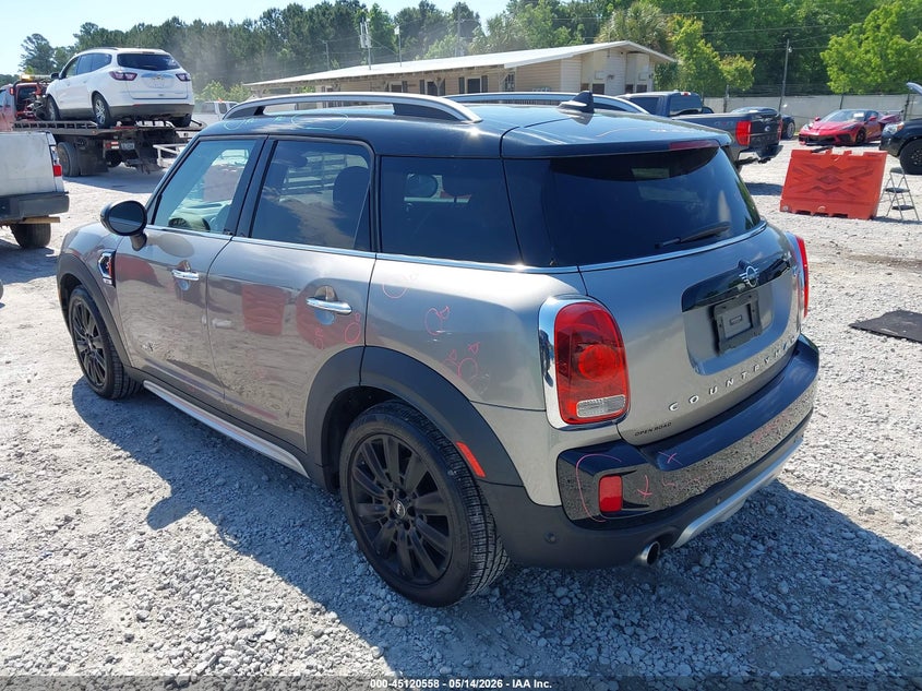 2019 Mini Countryman VIN WMZYT5C50K3J89250 IAAI salvage auction — FRONT END, Salvage (North Carolina), sold $3,000 on 2026-08-21 (photo 3)