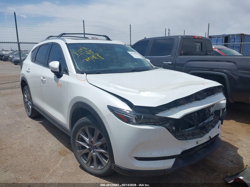 2021 Mazda Cx-5 VIN JM3KFADM2M0469047 IAAI salvage auction — FRONT END, Salvage (Texas), sold $3,600 on 2026-07-12 (photo 1)