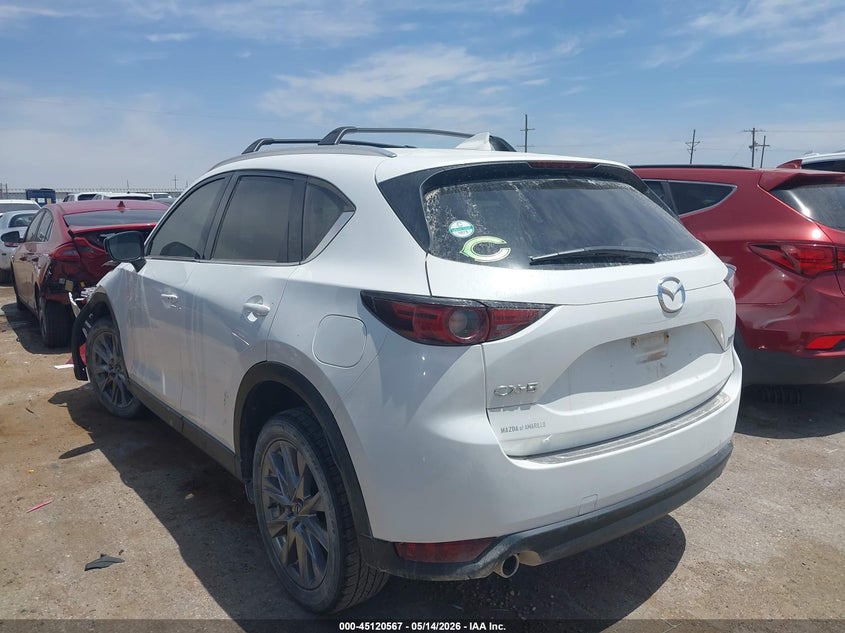 2021 Mazda Cx-5 VIN JM3KFADM2M0469047 IAAI salvage auction — FRONT END, Salvage (Texas), sold $3,600 on 2026-07-12 (photo 3)