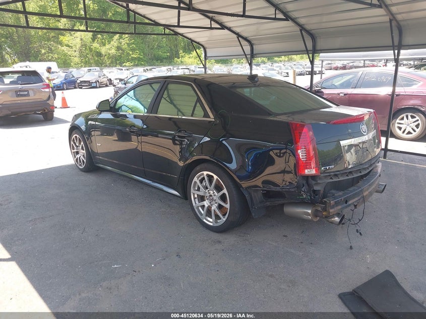 2010 Cadillac Cts-v VIN 1G6DV5EP5A0138949 IAAI salvage auction — REAR END, Salvage (Connecticut), sold $7,900 on 2026-09-30 (photo 3)