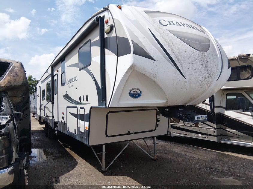 2016 Chaparral 371mbrb VIN 5ZT3CH2B4GA313265 IAAI salvage auction — SIDE, Original (Texas), sold $5,600 on 2026-08-11 (photo 1)