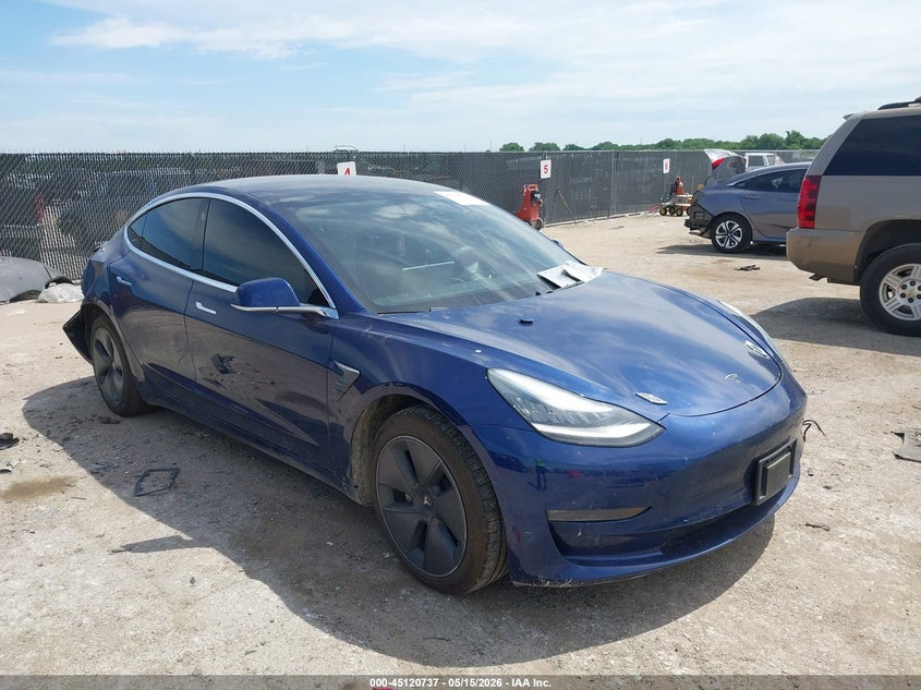 2019 Tesla Model 3 VIN 5YJ3E1EA0KF344972 IAAI salvage auction — REAR END, Original (Texas), sold $5,400 on 2026-07-30 (photo 1)