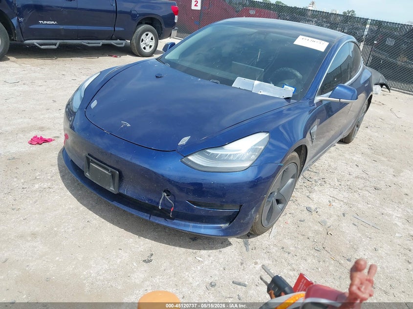2019 Tesla Model 3 VIN 5YJ3E1EA0KF344972 IAAI salvage auction — REAR END, Original (Texas), sold $5,400 on 2026-07-30 (photo 2)
