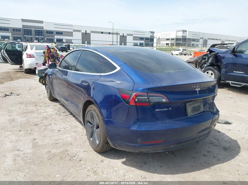 2019 Tesla Model 3 VIN 5YJ3E1EA0KF344972 IAAI salvage auction — REAR END, Original (Texas), sold $5,400 on 2026-07-30 (photo 3)