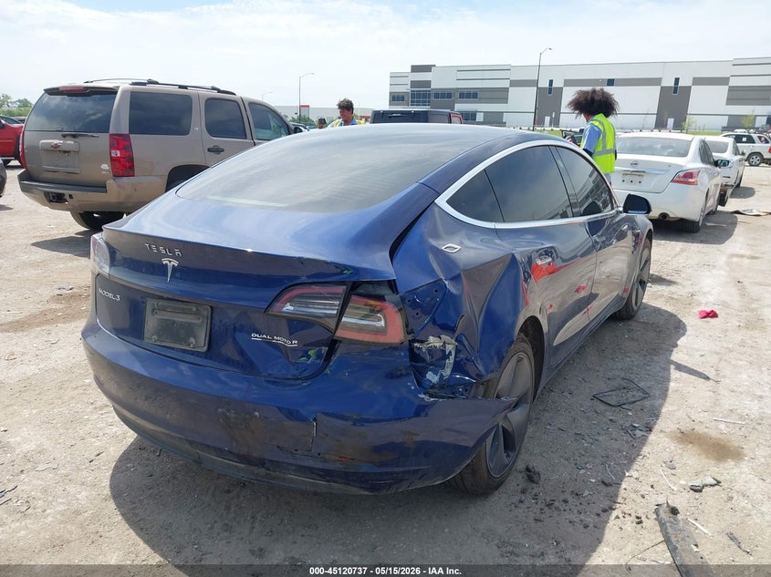 2019 Tesla Model 3 VIN 5YJ3E1EA0KF344972 IAAI salvage auction — REAR END, Original (Texas), sold $5,400 on 2026-07-30 (photo 4)