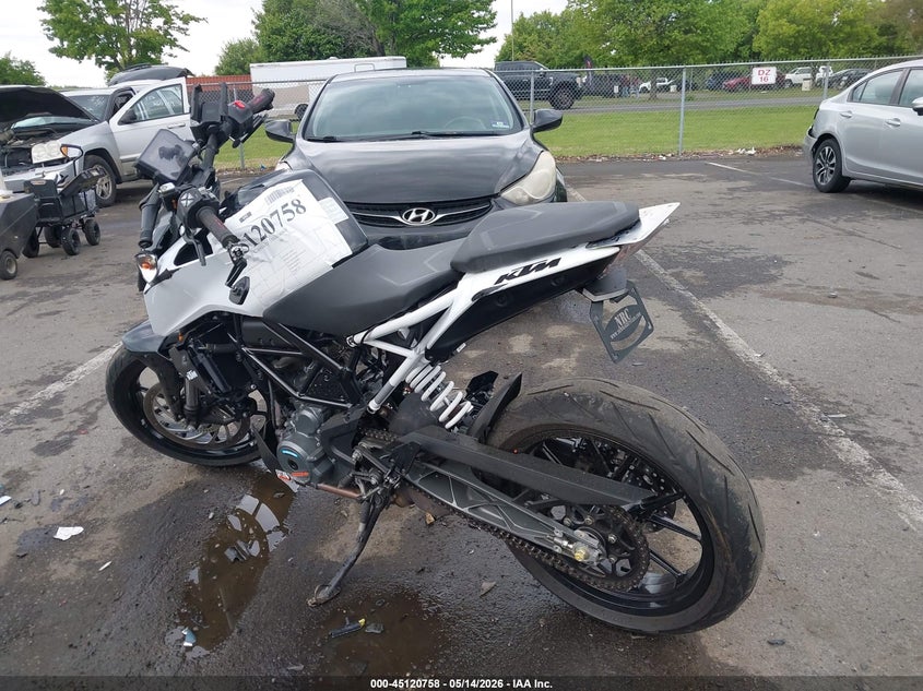 2022 Ktm 390 adventure VIN MD2JPJ401NC234583 IAAI salvage auction — FRONT END, Salvage (New Jersey), sold $1,750 on 2026-07-15 (photo 3)