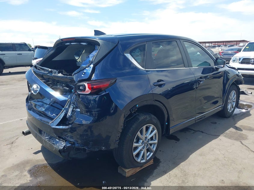 2025 Mazda Cx-5 VIN JM3KFBCM3S0689933 IAAI salvage auction — FRONT & REAR, Salvage (Arizona), sold $2,650 on 2026-07-28 (photo 4)