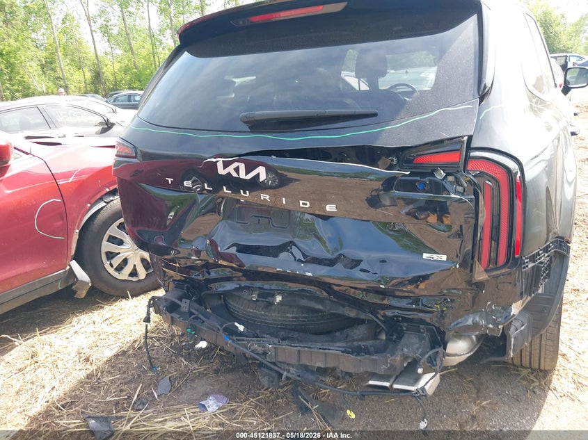 2024 Kia Telluride VIN 5XYP5DGC8RG551873 IAAI salvage auction — REAR END, Salvage (Ohio), sold $15,150 on 2026-07-28 (photo 6)