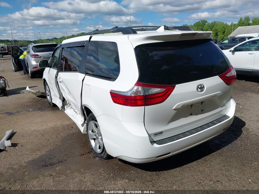 2018 Toyota Sienna VIN 5TDKZ3DC9JS939750 IAAI salvage auction — FRONT END, Salvage - Greater Than 75% (Maryland), sold $4,600 on 2026-07-08 (photo 3)