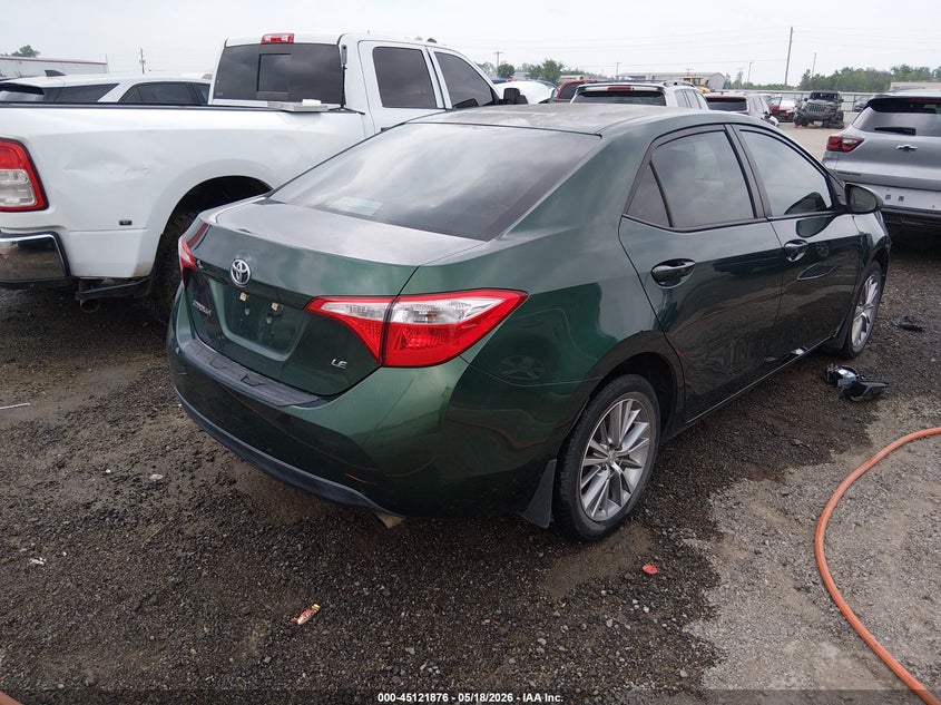 2014 Toyota Corolla VIN 5YFBURHE5EP015267 IAAI salvage auction — RIGHT SIDE, Clear (Oklahoma), sold $3,300 on 2026-07-14 (photo 4)