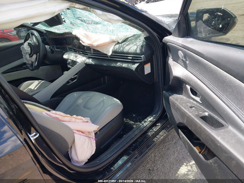 2024 Hyundai Elantra VIN KMHLN4DJ3RU107330 IAAI salvage auction — FRONT END, Certificate Of Destruction (Florida), sold $3,100 on 2026-07-29 (photo 5)