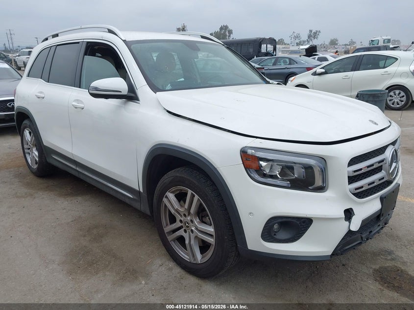 2020 Mercedes-benz Glb VIN WDC4M4GB8LW012137 IAAI salvage auction — FRONT END, Salvage (California), sold $5,750 on 2026-07-08 (photo 1)