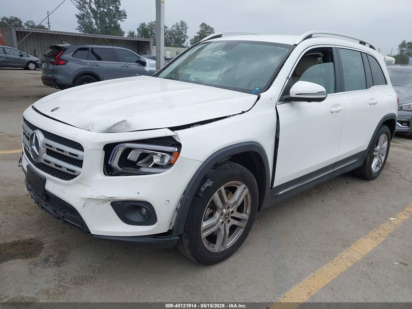 2020 Mercedes-benz Glb VIN WDC4M4GB8LW012137 IAAI salvage auction — FRONT END, Salvage (California), sold $5,750 on 2026-07-08 (photo 2)