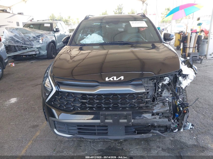 2023 Kia Sportage VIN 5XYK7CAF1PG014910 IAAI salvage auction — FRONT END, Salvage (California), sold $7,300 on 2026-07-07 (photo 6)
