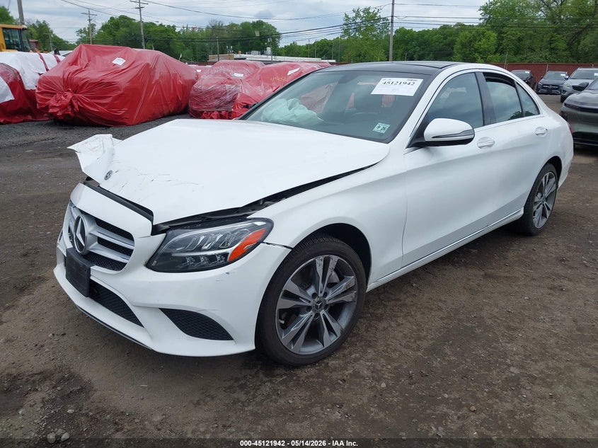 2021 Mercedes-benz C-klasse VIN W1KWF8EB7MR605982 IAAI salvage auction — FRONT END, Salvage (Idaho), sold $4,600 on 2026-07-15 (photo 2)