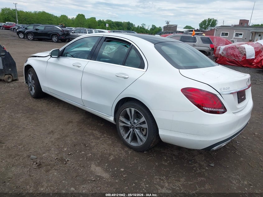 2021 Mercedes-benz C-klasse VIN W1KWF8EB7MR605982 IAAI salvage auction — FRONT END, Salvage (Idaho), sold $4,600 on 2026-07-15 (photo 3)