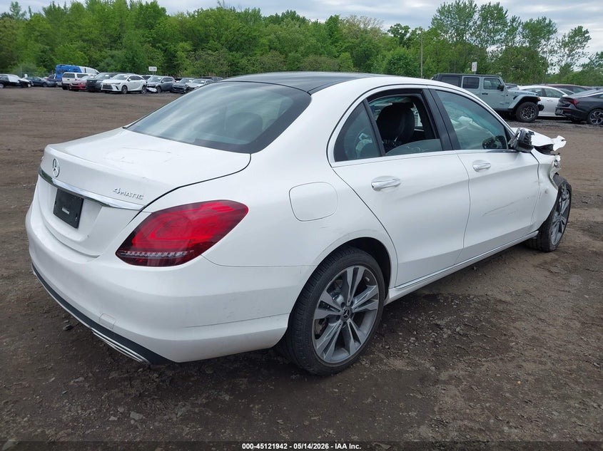 2021 Mercedes-benz C-klasse VIN W1KWF8EB7MR605982 IAAI salvage auction — FRONT END, Salvage (Idaho), sold $4,600 on 2026-07-15 (photo 4)