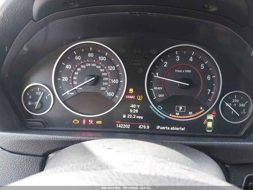 2013 BMW 3er VIN WBA3B3C5XDF531626 IAAI salvage auction — RIGHT FRONT, Bill Of Sale (Washington), sold $1,050 on 2026-08-05 (photo 7)