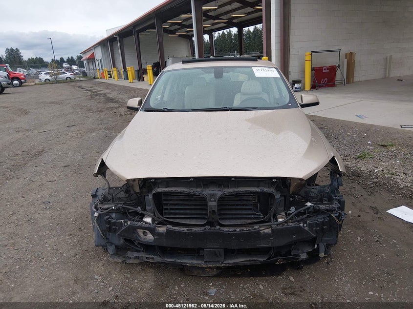 2013 BMW 5er VIN WBASP0C54DC987960 IAAI salvage auction — FRONT & REAR, Bill Of Sale (Washington), sold $375 on 2026-07-15 (photo 6)