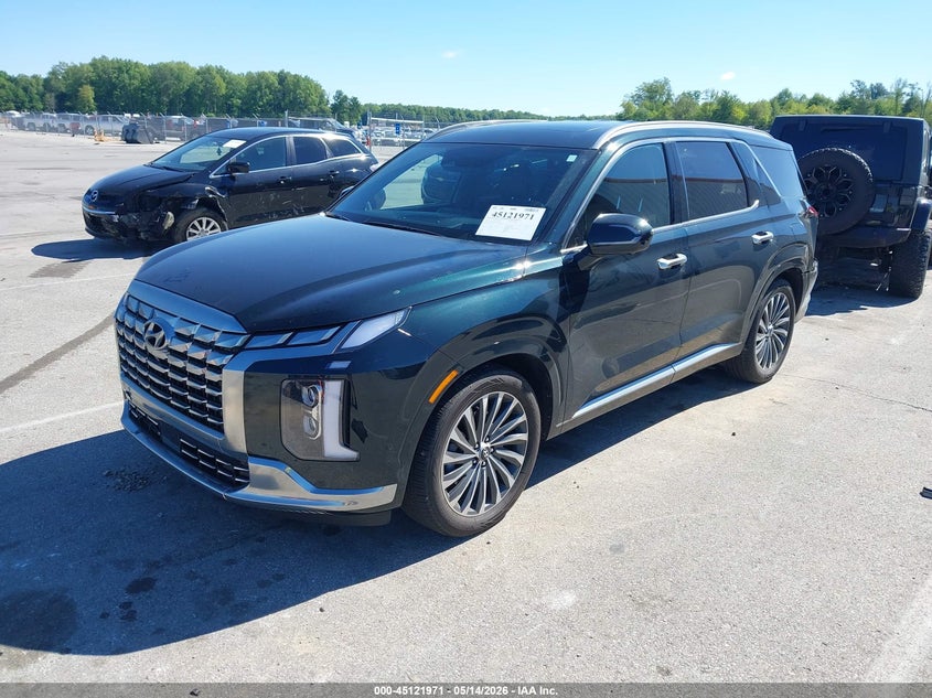 2025 Hyundai Palisade VIN KM8R7DGEXSU885648 IAAI salvage auction — REAR END, Salvage (Indiana), sold $18,000 on 2026-07-30 (photo 2)