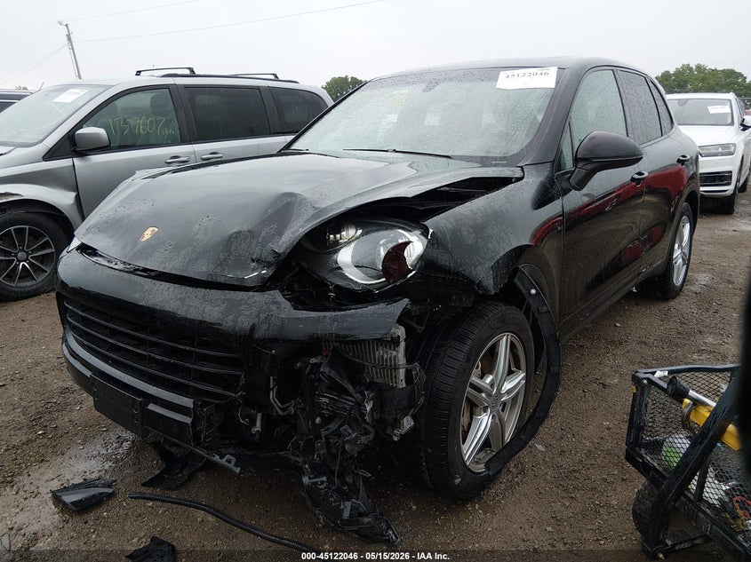 2017 Porsche Cayenne VIN WP1AB2A28HLA53385 IAAI salvage auction — FRONT END, Clear (Indiana), sold $7,775 on 2026-07-08 (photo 2)