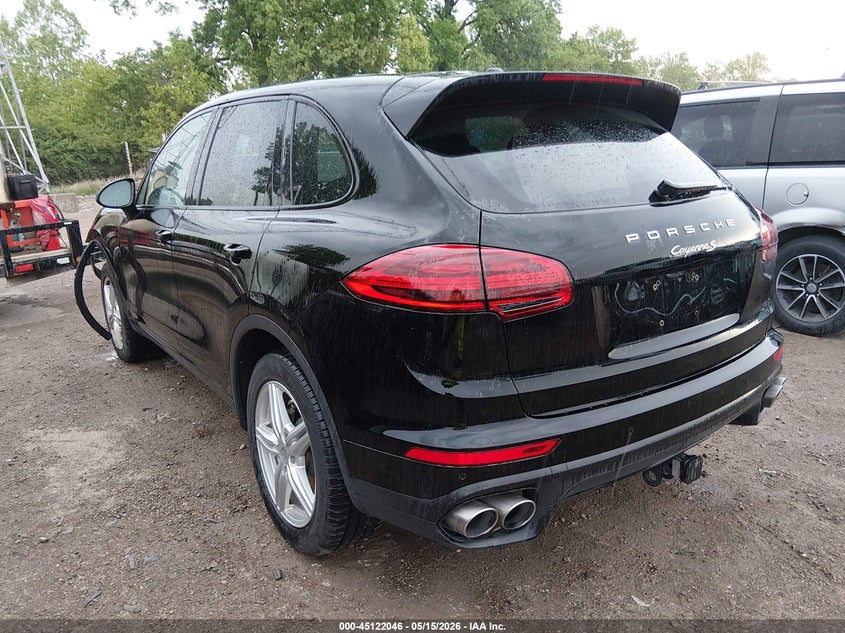2017 Porsche Cayenne VIN WP1AB2A28HLA53385 IAAI salvage auction — FRONT END, Clear (Indiana), sold $7,775 on 2026-07-08 (photo 3)