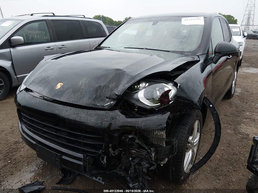 2017 Porsche Cayenne VIN WP1AB2A28HLA53385 IAAI salvage auction — FRONT END, Clear (Indiana), sold $7,775 on 2026-07-08 (photo 6)