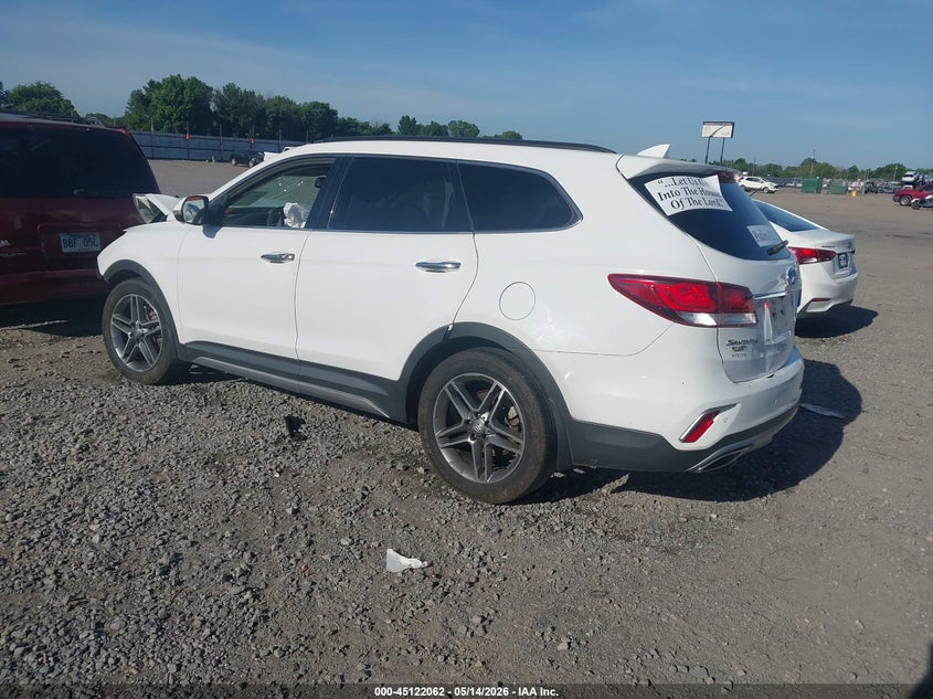 2018 Hyundai Santa fe VIN KM8SR4HF4JU276041 IAAI salvage auction — FRONT END, Clear (Arkansas), sold $1,650 on 2026-07-09 (photo 3)